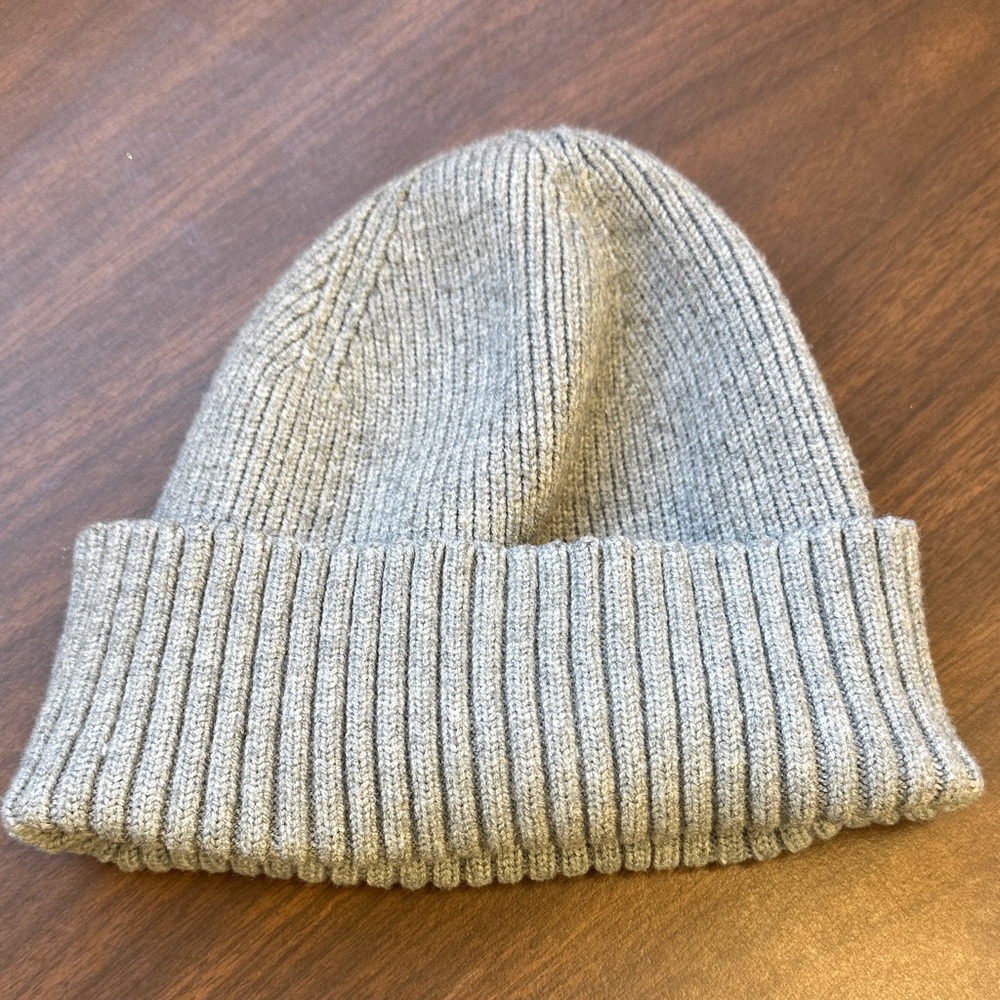 EUC Time and Tru Light Gray Knit Hat